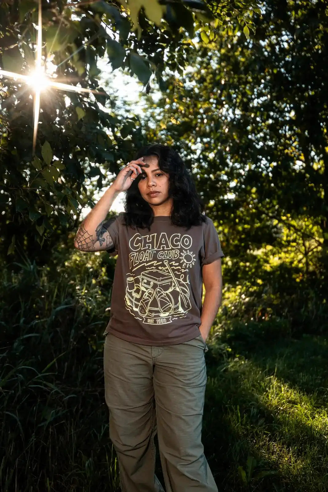 Women's Boxy Logo Tee